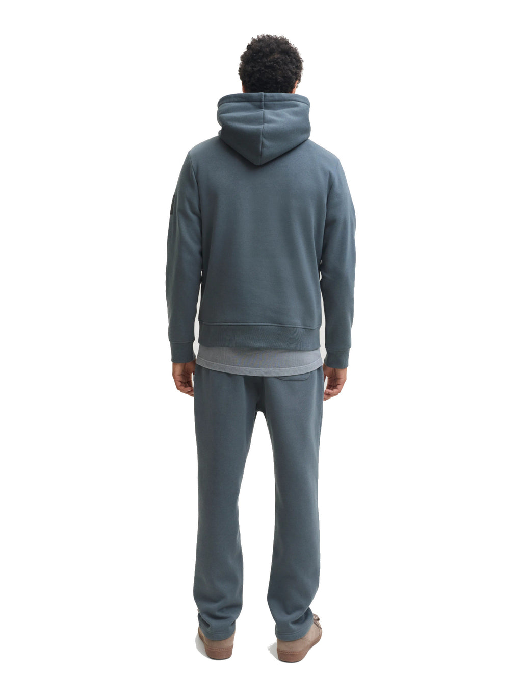 Felpa Jack & Jones Petrolio Cleveland con cappuccio 12298441 /Turbulence JACK & JONES 