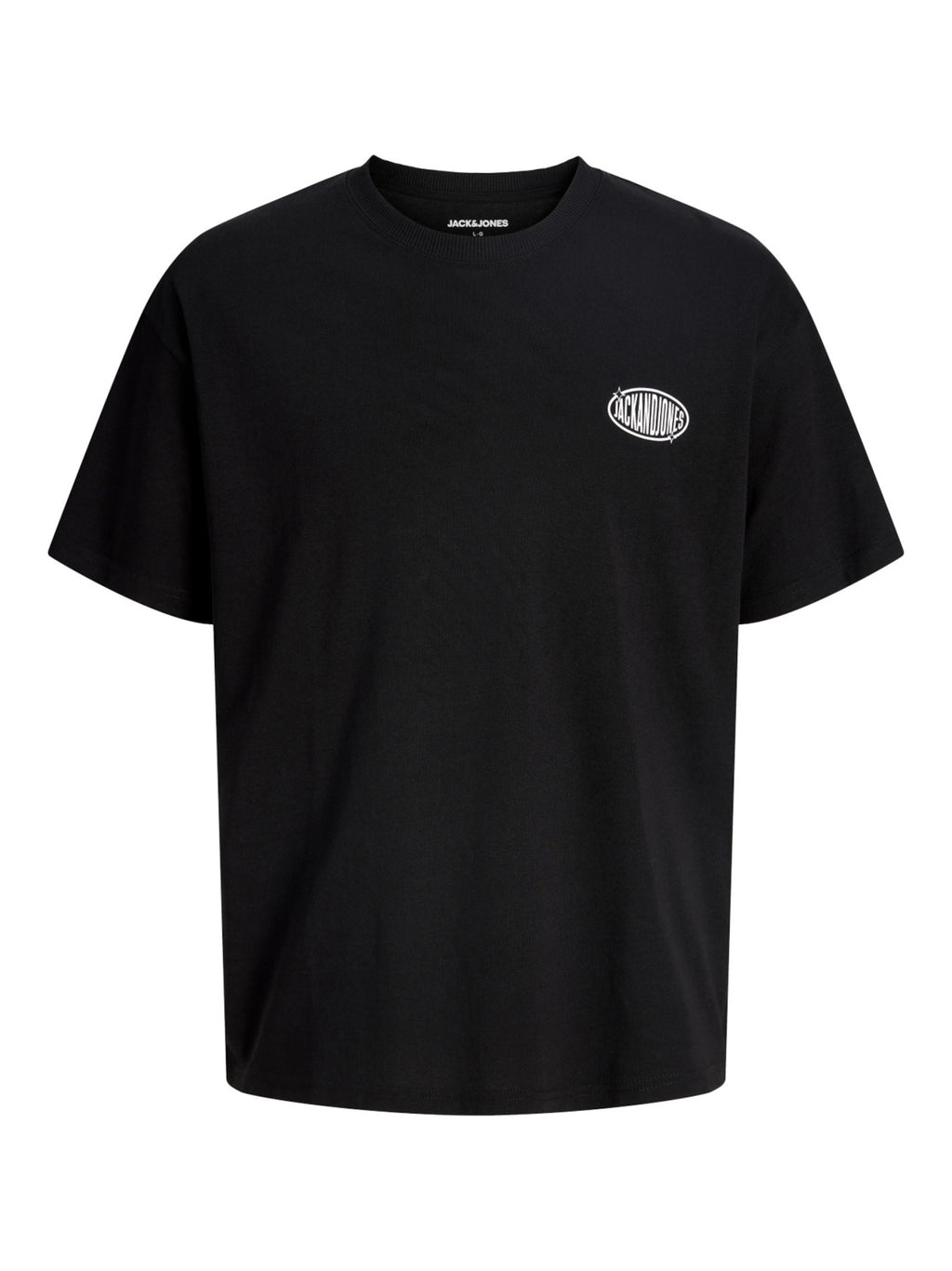 T-shirt Jack & Jones Nero Legacy loghi 12298480 /Black JACK & JONES 