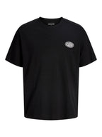 T-shirt Jack & Jones Nero Legacy loghi 12298480 /Black JACK & JONES 