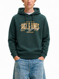 Felpa Jack & Jones Ero Verde con cappuccio 12298491 /Scarab JACK & JONES 