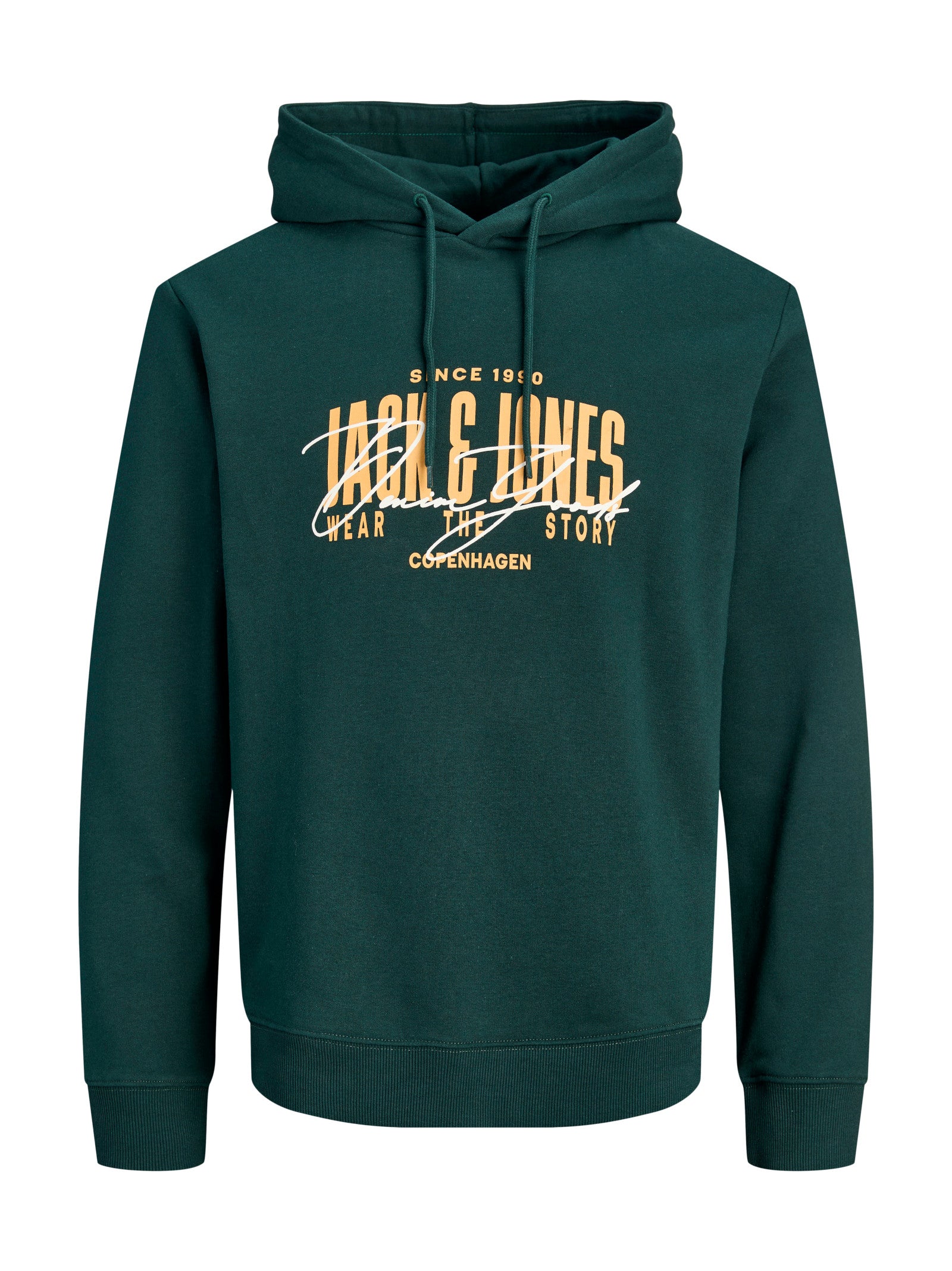 Felpa Jack & Jones Ero Verde con cappuccio 12298491 /Scarab JACK & JONES 
