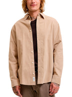 Camicia Jack & Jones Field Beige in velluto 12298525 /Crockery JACK & JONES 