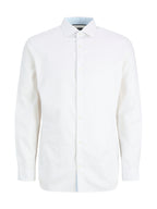 Camicia Jack & Jones Parker Bianca in microfantasia 12298540 /White JACK & JONES 