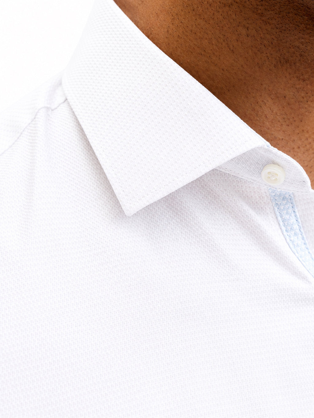 Camicia Jack & Jones Parker Bianca in microfantasia 12298540 /White JACK & JONES 