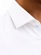 Camicia Jack & Jones Parker Bianca in microfantasia 12298540 /White JACK & JONES 