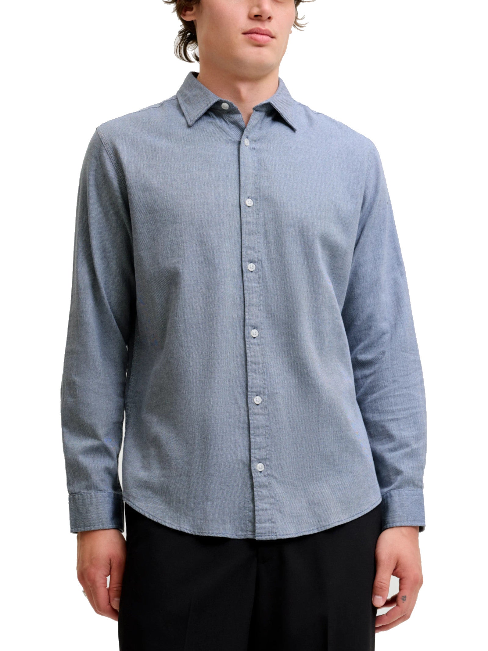 Camicia Jack & Jones Avio Field a maniche lunghe 12298562 /Faded Denim JACK & JONES 