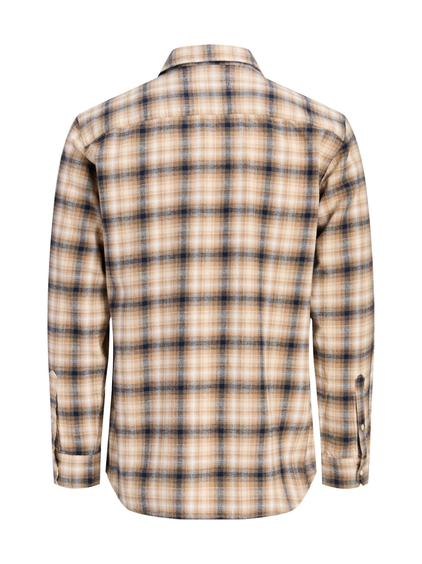 Camicia Jack & Jones Beige BluTexas a quadri 12298597 /Navy Blazer JACK & JONES 