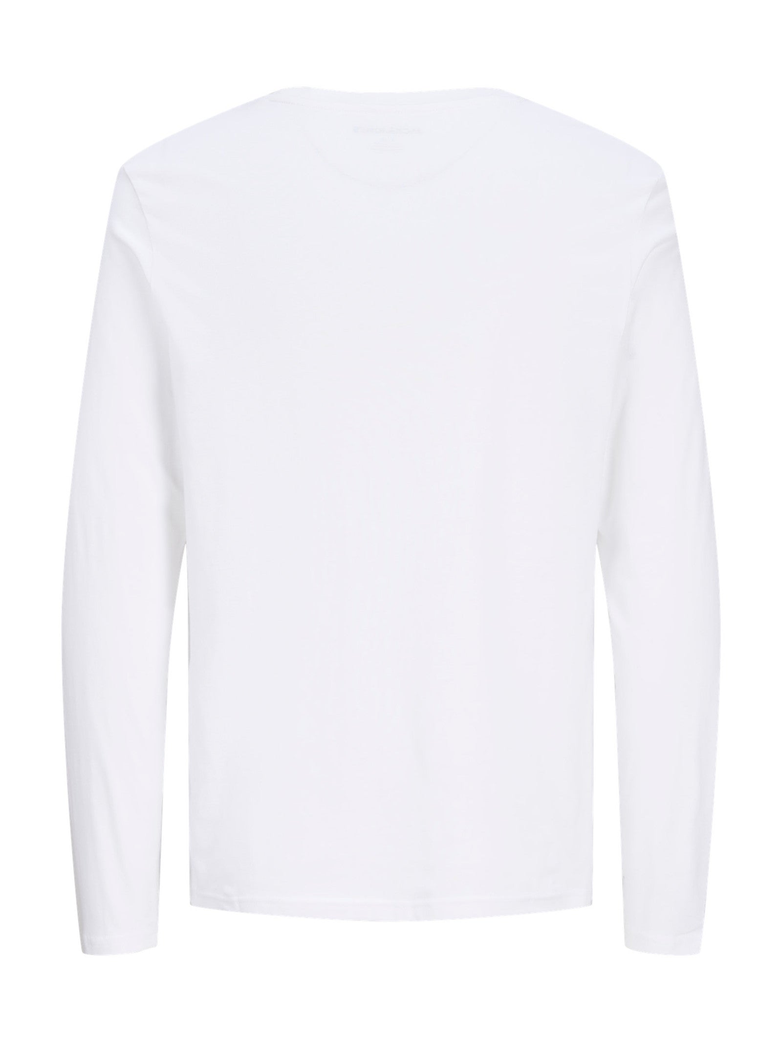 T-shirt Jack & Jones Buster Bianco a maniche lunghe 12298620 /BRIGHT WHITE JACK & JONES 