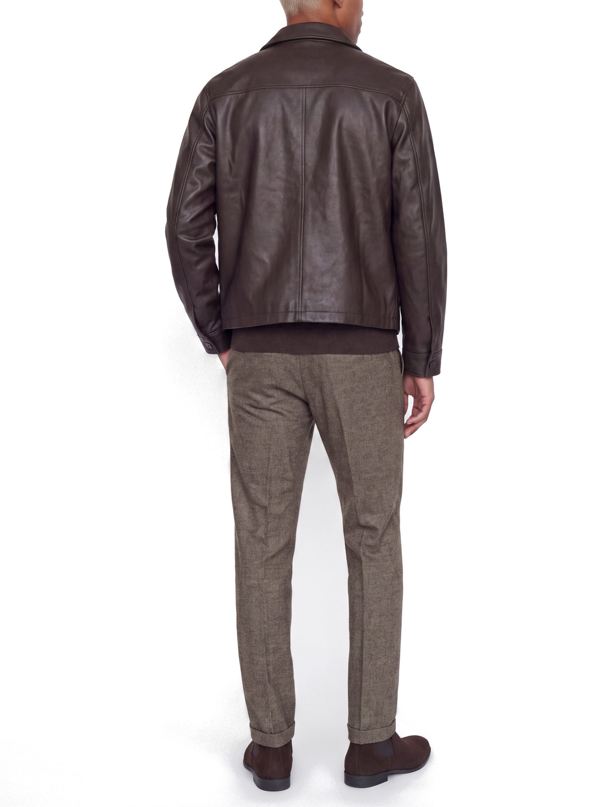 Chino Jack & Jones Marrone Ollie slim 12298677 /Cocoa JACK & JONES 