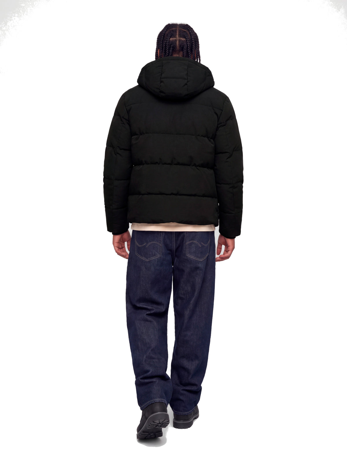 Piumino Jack & Jones Becks Nero con cappuccio 12298858 /Black JACK & JONES 