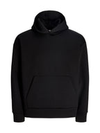 Felpa Jack & Jones Barron Nera con cappuccio 12298905 /Black JACK & JONES 