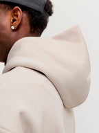 Felpa Jack & Jones Barron Panna con cappuccio 12298905 /Moonbeam JACK & JONES 