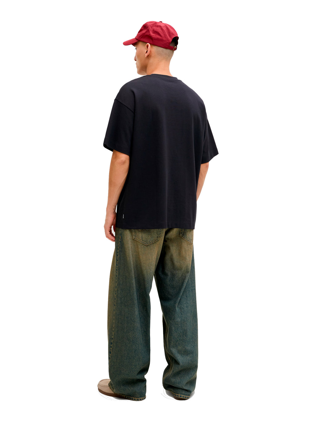 T-shirt Jack & Jones Barron Nera oversize 12298906 /Black JACK & JONES 