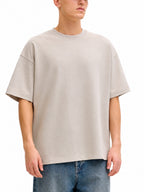 T-shirt Jack & Jones Barron Beige oversize 12298906 /Moonbeam JACK & JONES 