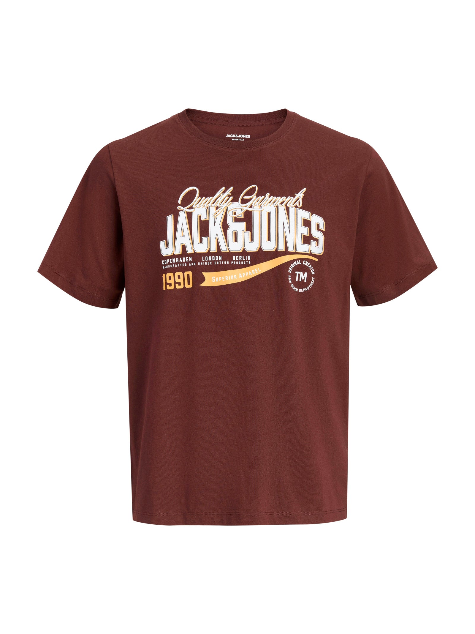 T-shirt Jack & Jones Marrone Logo 12299017 /Bitter Chocolate JACK & JONES 