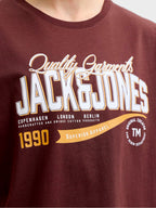 T-shirt Jack & Jones Marrone Logo 12299017 /Bitter Chocolate JACK & JONES 
