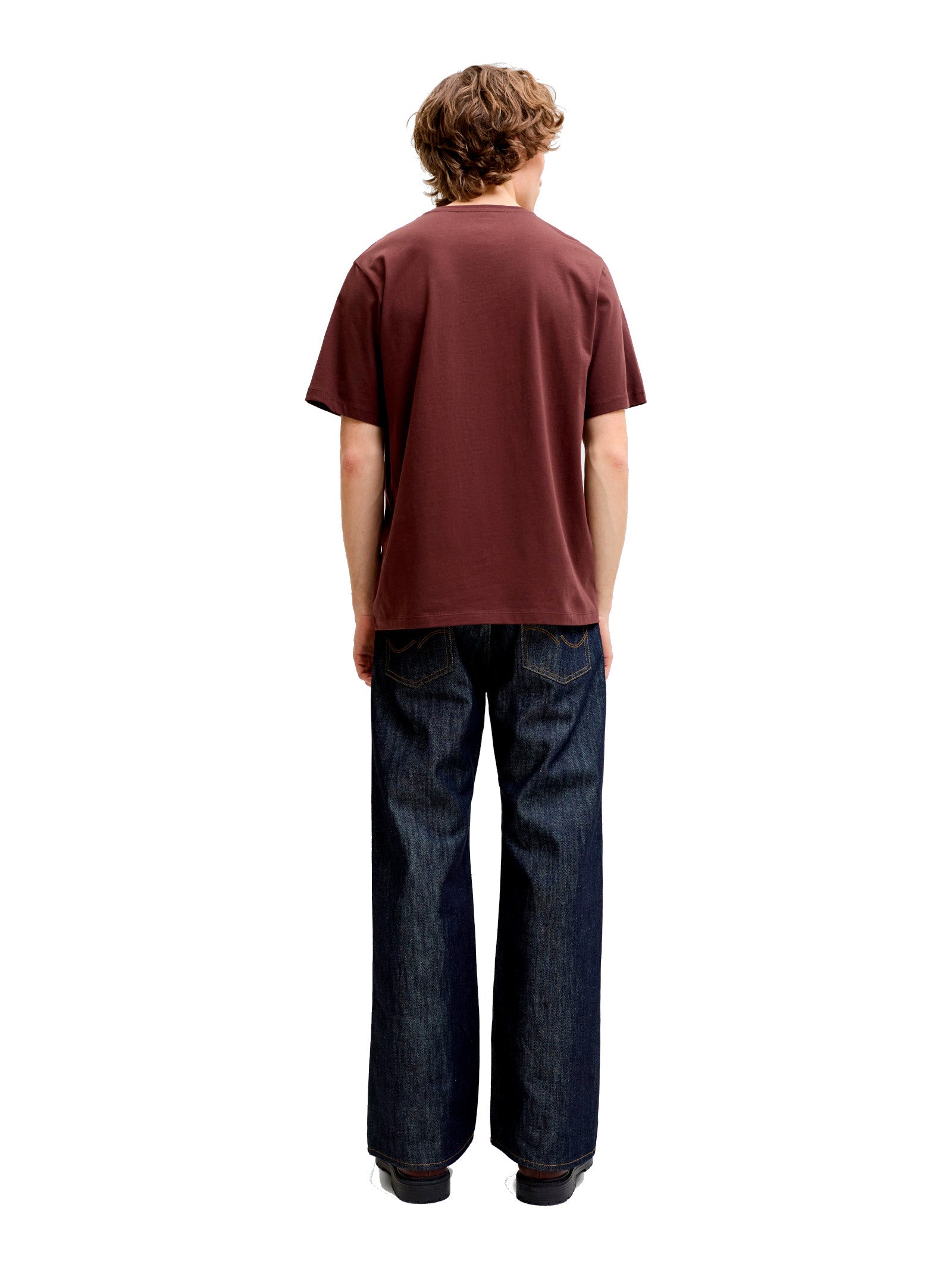 T-shirt Jack & Jones Marrone Logo 12299017 /Bitter Chocolate JACK & JONES 