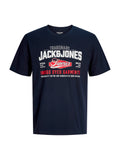 T-shirt Jack & Jones Blu logo 12299017 /Navy Blazer JACK & JONES 