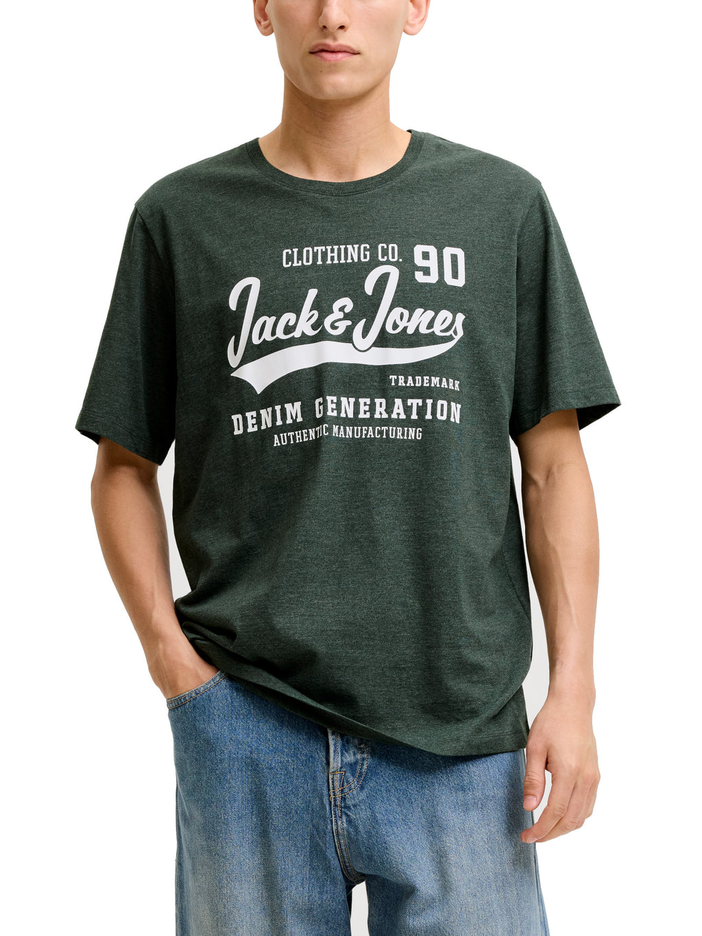 T-shirt Jack & Jones Blu logo 12299017 /Scarab JACK & JONES 