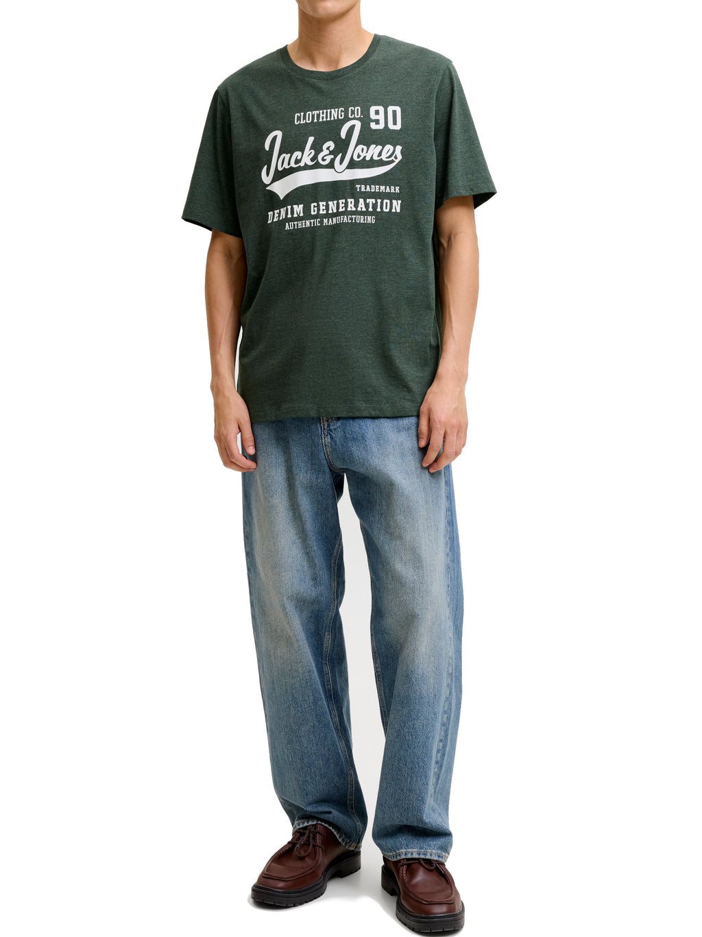 T-shirt Jack & Jones Blu logo 12299017 /Scarab JACK & JONES 