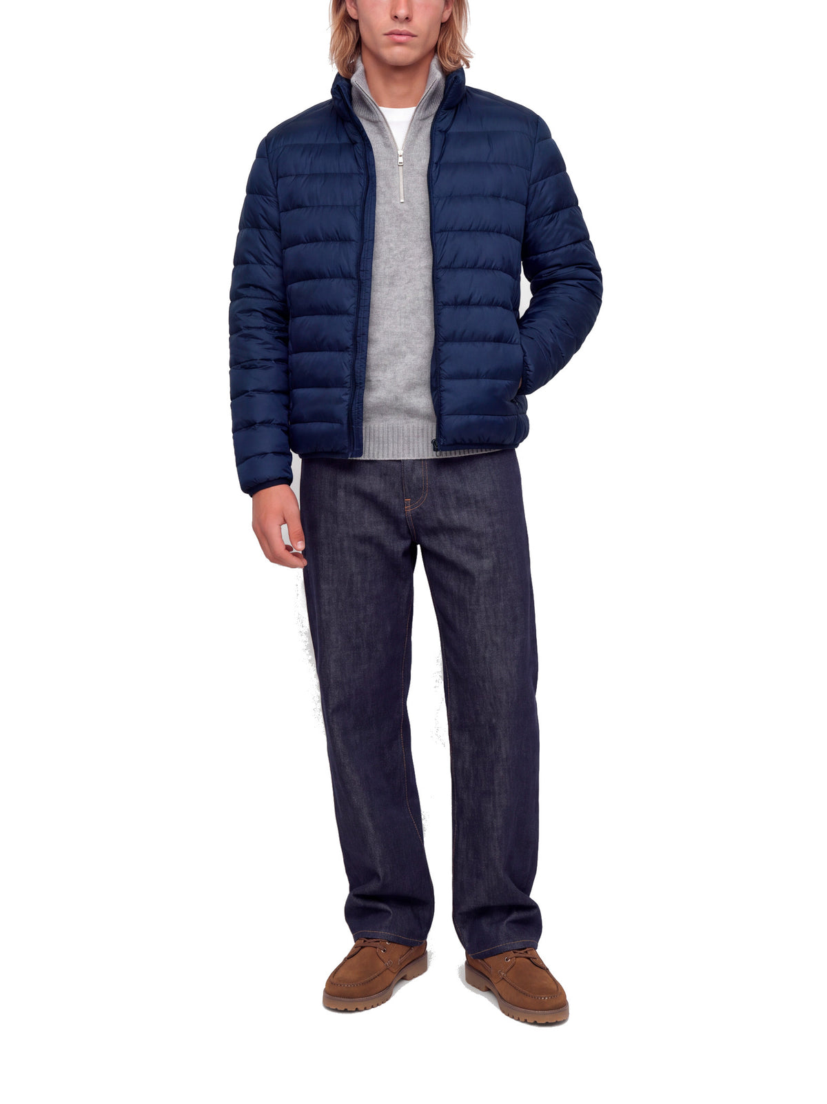 Piumino Jack & Jones berg Blu con trapuntatura orizzontale 12299065 /Sky Captain JACK & JONES 