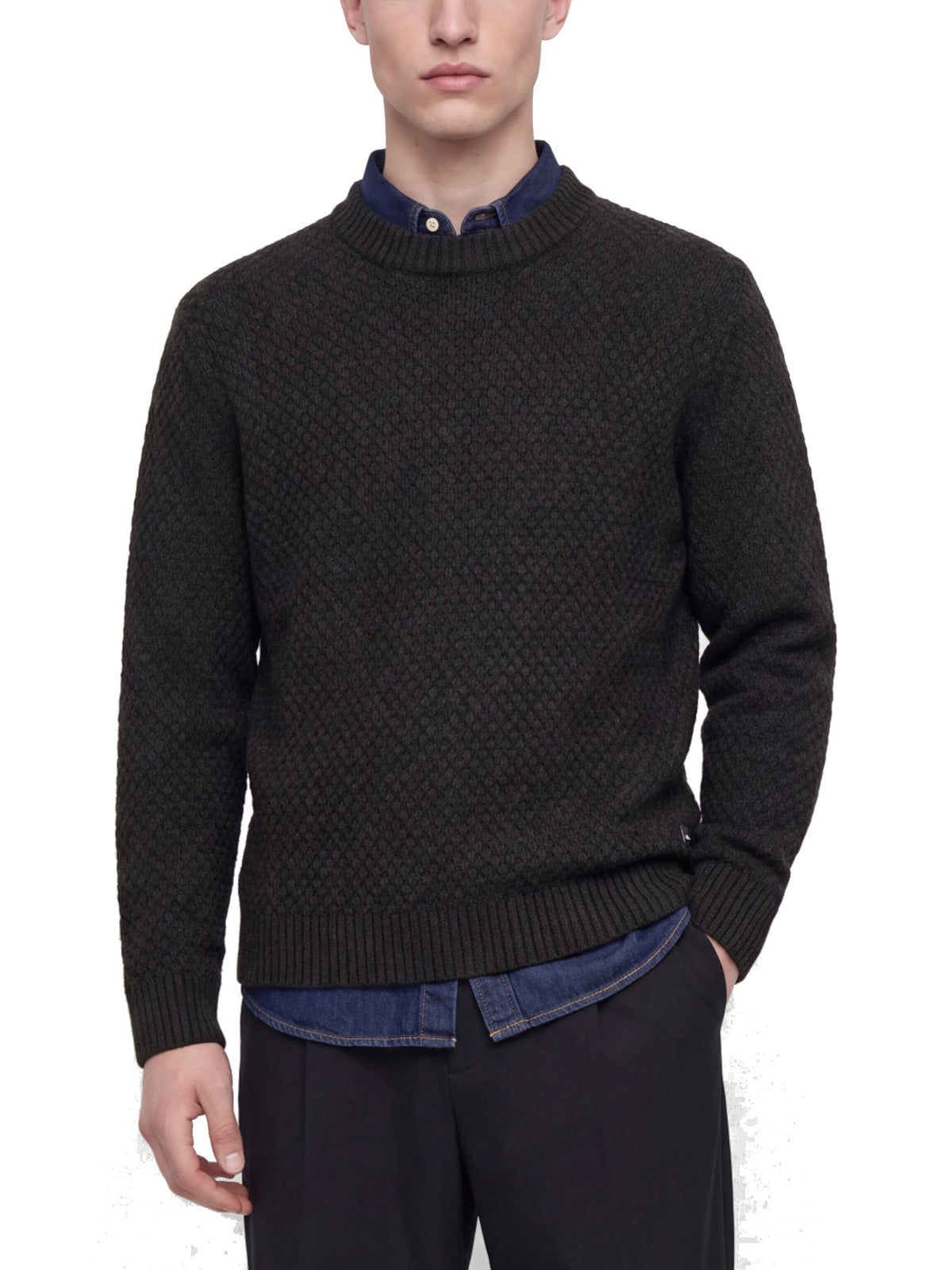 Maglia Jack & Jones Blake Antraciote 12299084 /Dark Grey Melange JACK & JONES 
