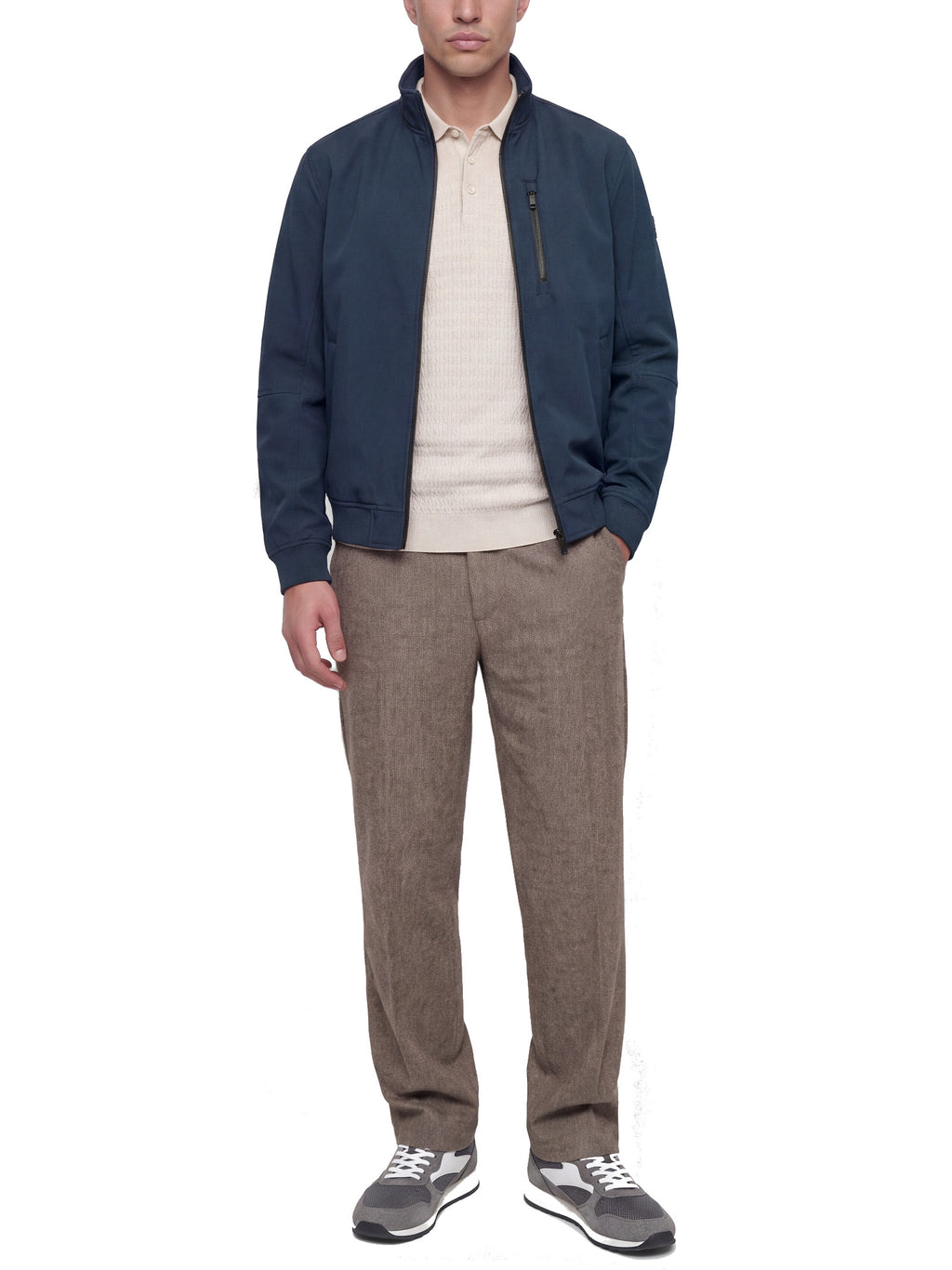 Bomber Jack & Jones Parker Blu softshell 12299150 /Sky Captain JACK & JONES 