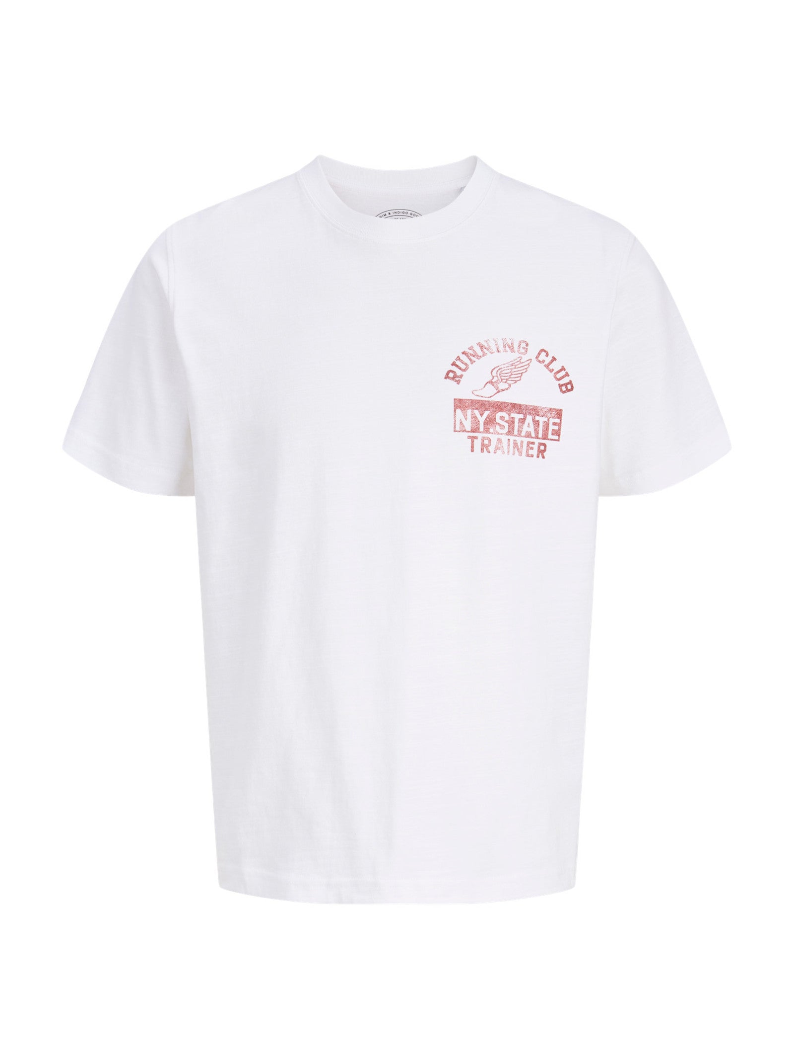 T-shirt Jack & Jones Jacob Mattone con stampa frontale 12299153 /Bright White JACK & JONES 