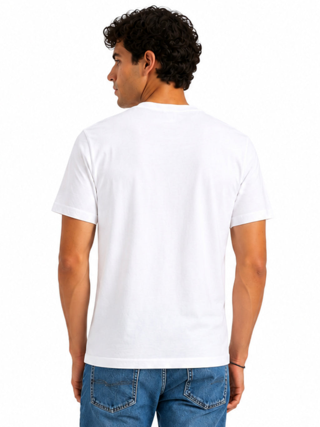 T-shirt Jack & Jones Jacob Mattone con stampa frontale 12299153 /Bright White JACK & JONES 