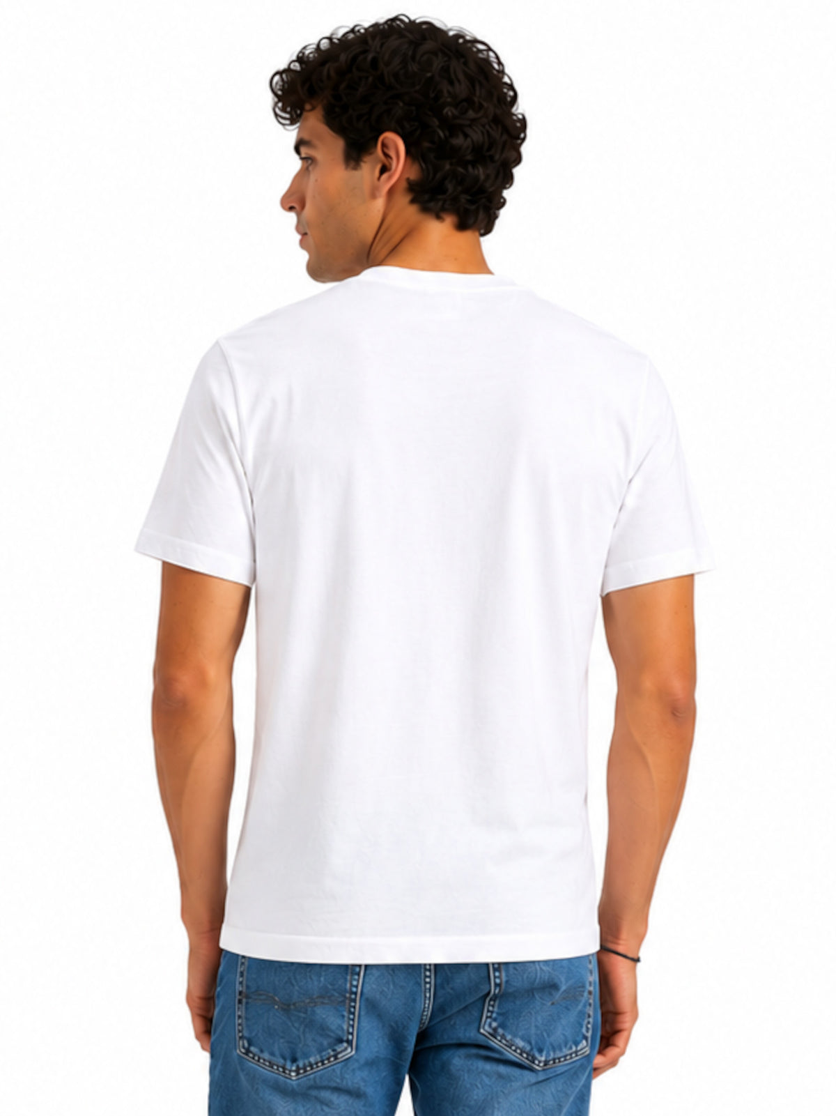 T-shirt Jack & Jones Jacob Mattone con stampa frontale 12299153 /Bright White JACK & JONES 