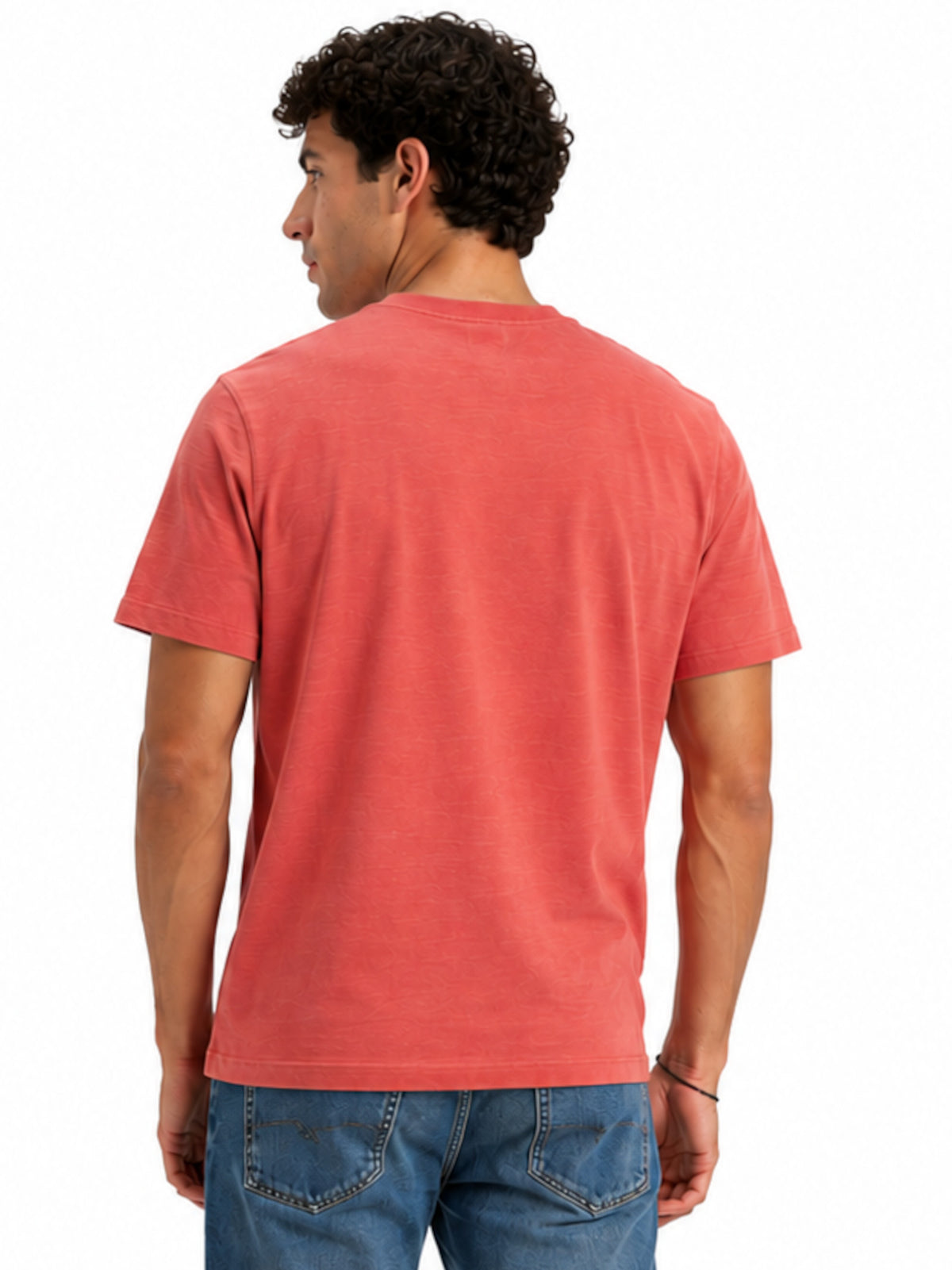 T-shirt Jack & Jones Jacob Bianca con stampa frontale 12299153 /Redwood JACK & JONES 