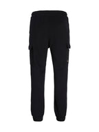 Pantalone Jack & Jones Kane Nero cargo in felpa 12299173 /Black JACK & JONES 