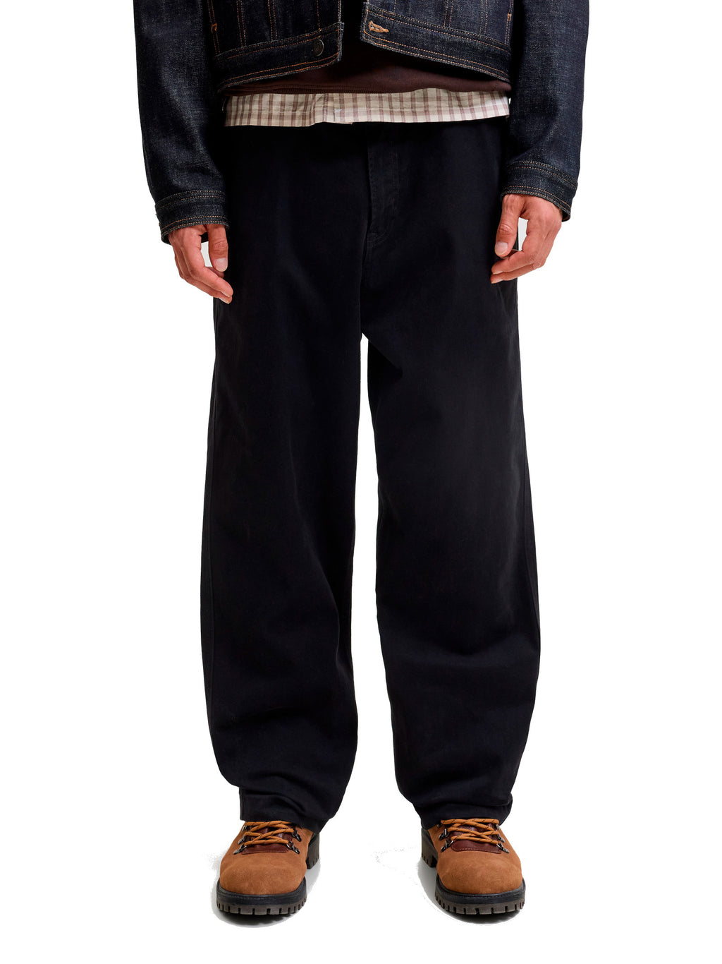 Pantalone Jack & Jones Nero Alex Baggy 12299292 /Black JACK & JONES 