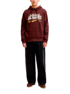 Felpa Jack & Jones Vinaccia Logo con cappuccio 12299467 /Bitter Chocolate JACK & JONES 