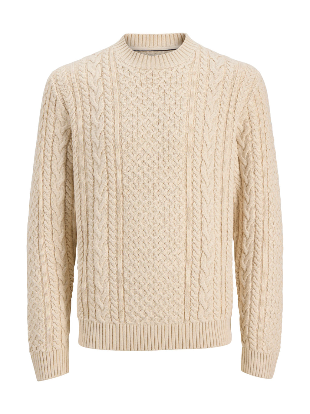 Maglia Jack & Jones Luca Beige a trecce 12299945 /Parchment JACK & JONES 