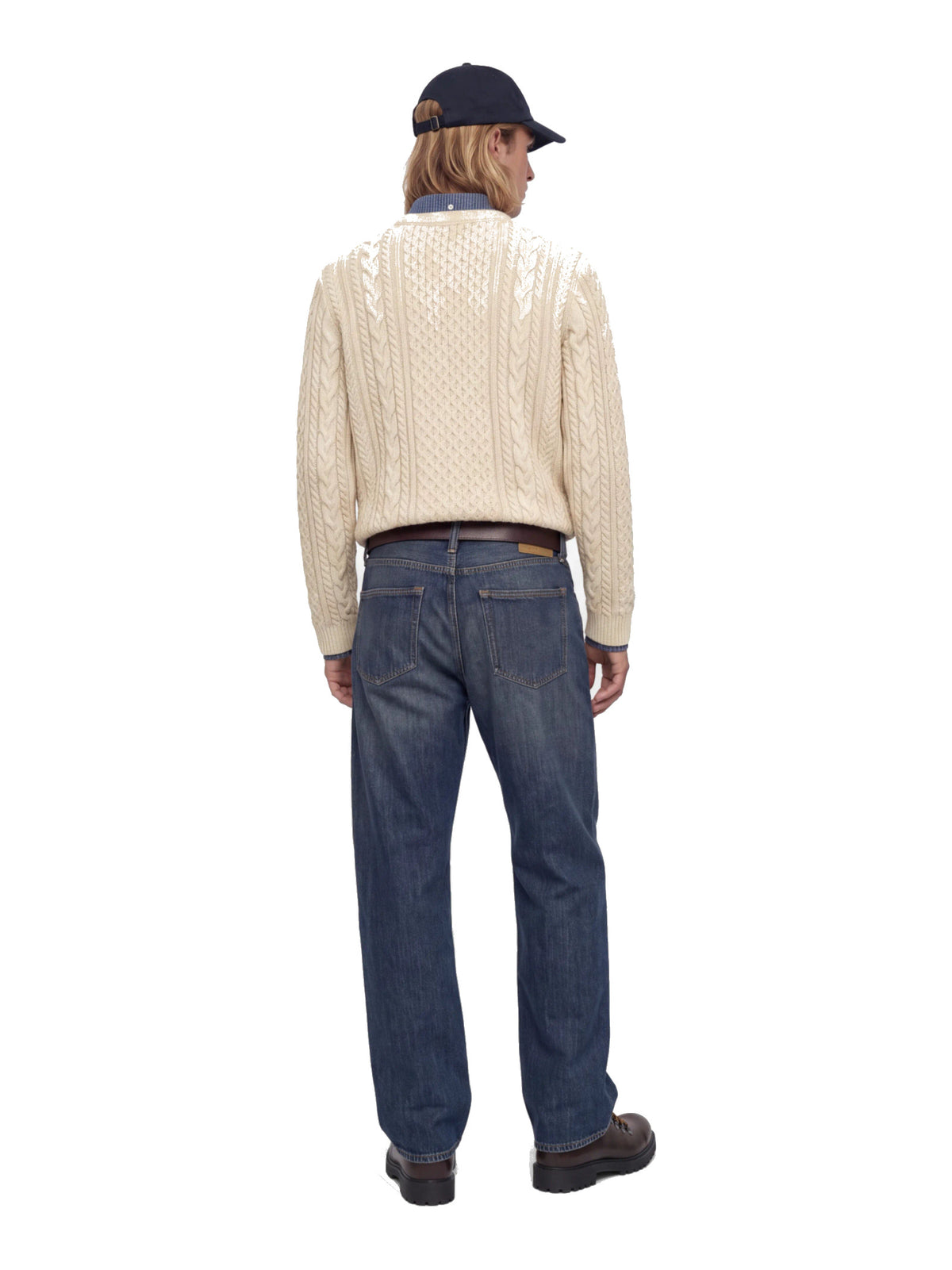 Maglia Jack & Jones Luca Beige a trecce 12299945 /Parchment JACK & JONES 