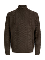 Maglia Jack & Jones Luca Marrone a trecce 12299947 /Ganache JACK & JONES 
