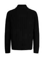 Maglia Jack & Jones Luca Nero a trecce 12299949 /Black JACK & JONES 