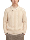 Maglia Jack & Jones Luca Beige a trecce 12299949 /Parchment JACK & JONES 