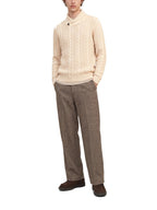 Maglia Jack & Jones Luca Beige a trecce 12299949 /Parchment JACK & JONES 