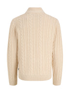 Maglia Jack & Jones Luca Beige a trecce 12299949 /Parchment JACK & JONES 