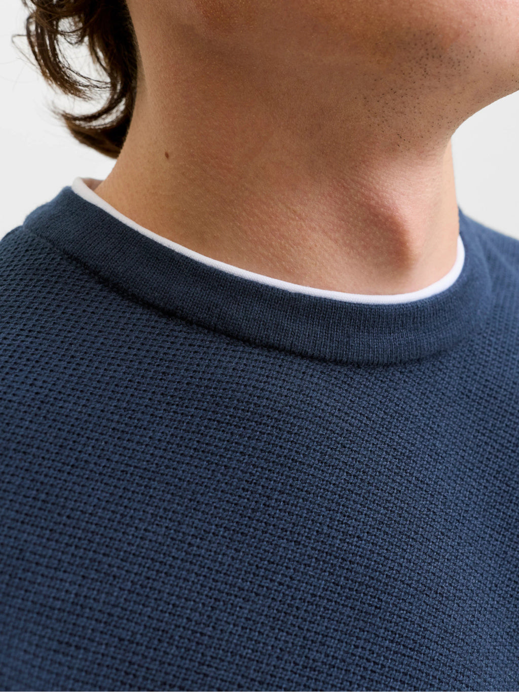 Maglia Jack & Jones Frederik Blu 12300021 /Sky Captain JACK & JONES 
