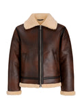 Bomber Jack & Jones MArrone Aviator Montone 12300414 /Chocolate Brown JACK & JONES 