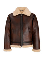 Bomber Jack & Jones MArrone Aviator Montone 12300414 /Chocolate Brown JACK & JONES 