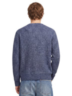 Maglione Jack & Jones Frederik Blu Melange girocollo 12300465 /Crown Blue JACK & JONES 