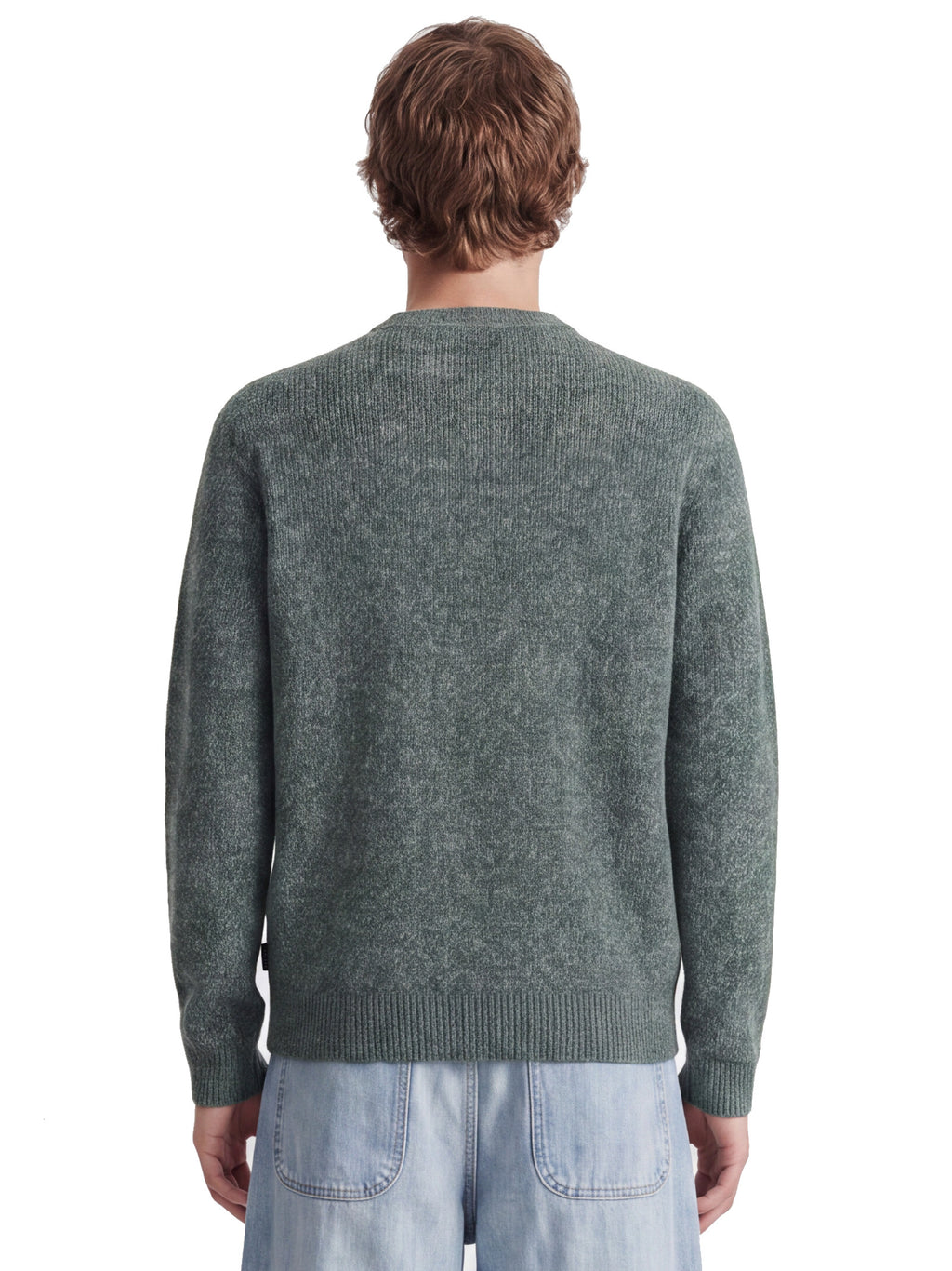 Maglione Jack & Jones Frederik Verde girocollo 12300465 /Laurel Wreath JACK & JONES 