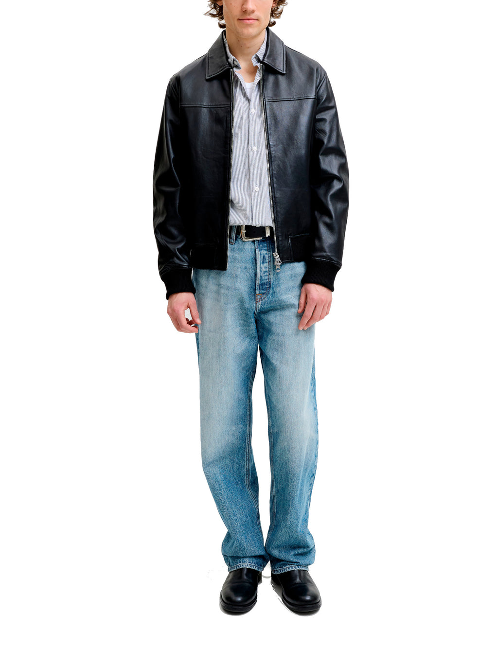 Jeans Jack & Jones Alex Medium Blue Denim Baggy fit 12300792 /Blue Denim JACK & JONES 