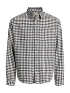 Camicia Jack & Jones Bianco/nero Frederick a quadri 12301088 /Antique White JACK & JONES 