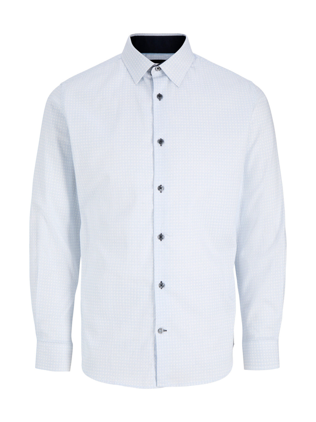 Camicia Jack & Jones Lester Bianco microfantasia 12301157 /BRIGHT WHITE JACK & JONES 