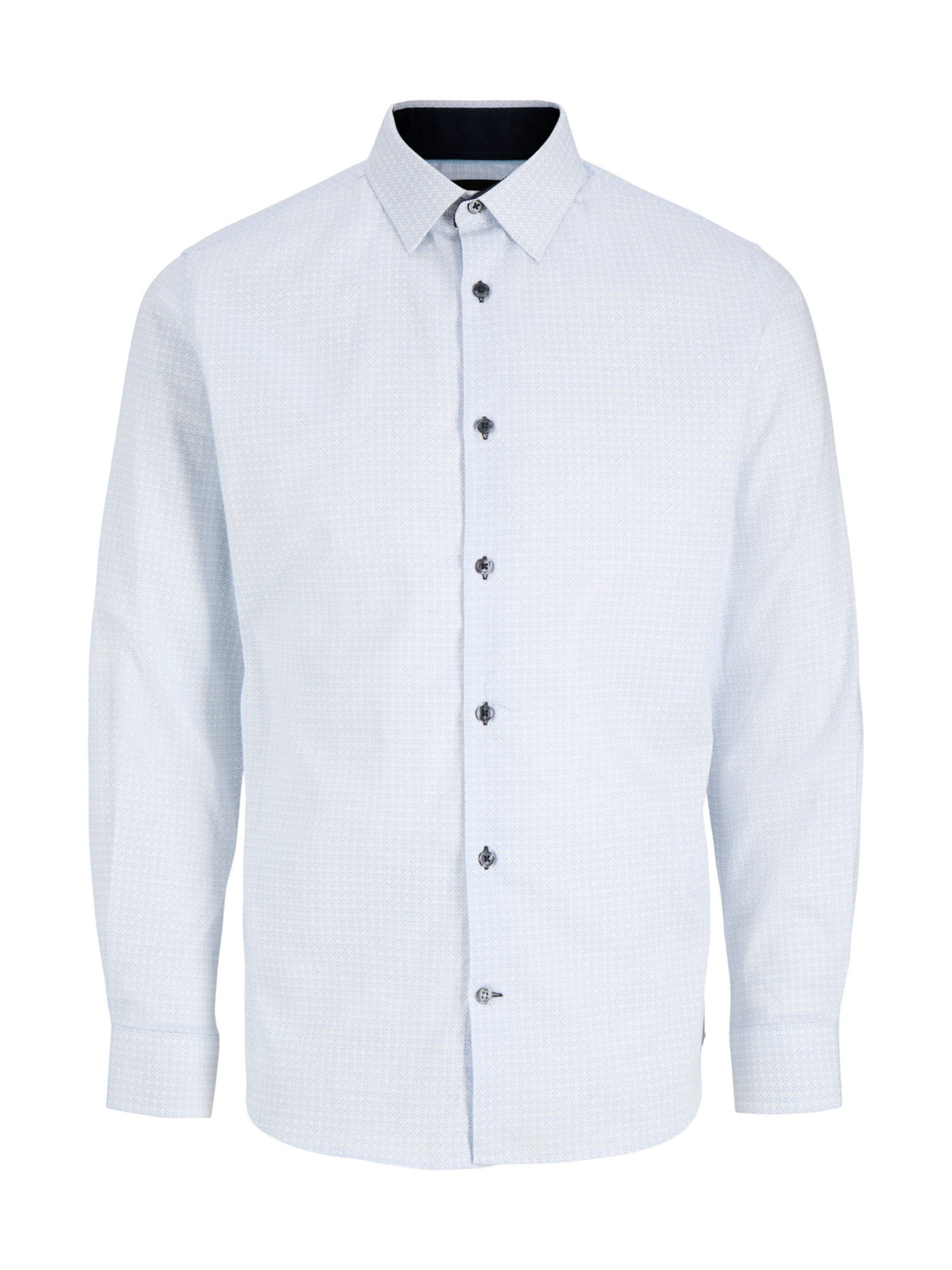 Camicia Jack & Jones Lester Bianco microfantasia 12301157 /BRIGHT WHITE JACK & JONES 